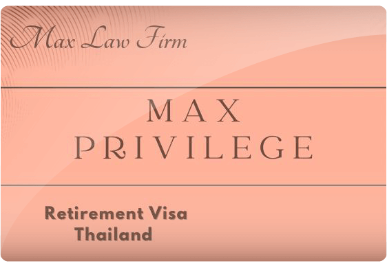 the picture is relevant to Max Privilege Thai retirement visa