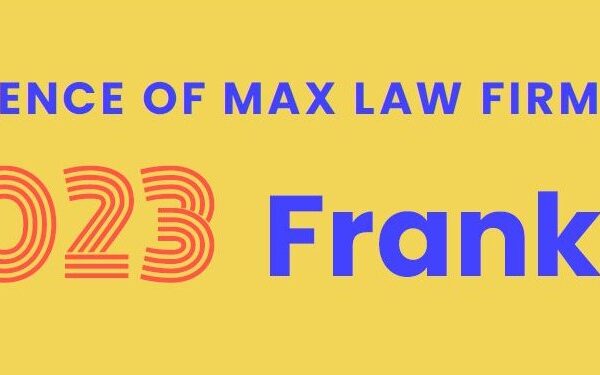 A banner to announce the annual conference of max Law Firm International in 2023 Frankfurt